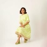 Faux Fur Trim Midi Dress - Image 4