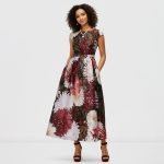 Floral Cap Sleeve Maxi Dress