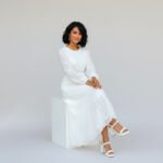 White Embroidered Maxi Dress - Image 4