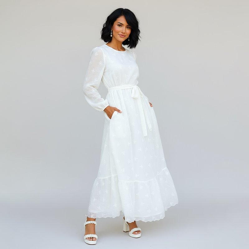PicjamDownload-2025-09-22T201106.454 White Embroidered Maxi Dress - Image 1