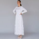 Malia White Embroidered Maxi Dress