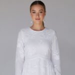 Malia White Embroidered Maxi Dress - Image 5