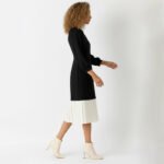 Pleated Hem Midi Dress - Image 4