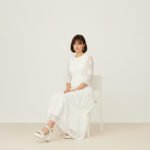 White Lace Sleeve Maxi Dress - Image 4