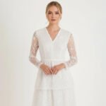 Bela Layered Lace White Maxi Dress - Image 5