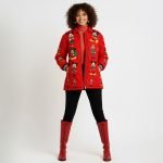 Embroidered Quilted Bomber Jacket - Image 4