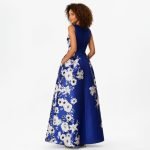 Royal Blue A-Line Gown - Image 5