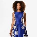 Royal Blue A-Line Gown - Image 6