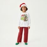 Kids Ho Ho Ho Grinch Pullover - Image 3