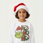 Kids Ho Ho Ho Grinch Pullover - Image 2