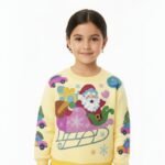 Kids Santa Sleigh Ride Christmas Sweater - Image 2