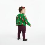 Mini Me Elf Pattern Green Christmas Sweater - Image 5