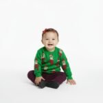Mini Me Elf Pattern Green Christmas Sweater - Image 3