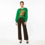 Reindeer Wreath Christmas Sweater