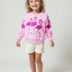 Pink Flamingo Kids Sweater