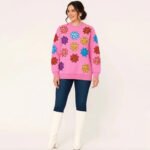 Pink Gift Bow Christmas Sweater